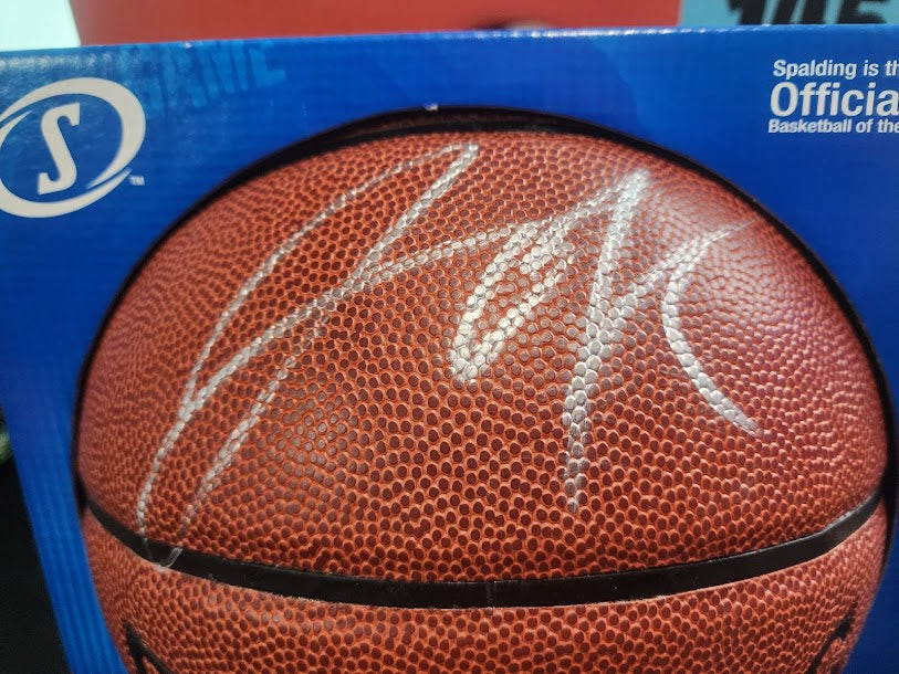 Jahlil Okafor Autographed FANATICS COA Basketball 76ers