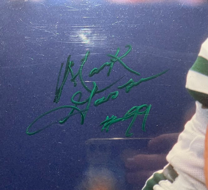 Mark Gastineau Autographed 16x20 Photo NY Jets JSA COA Green Ink