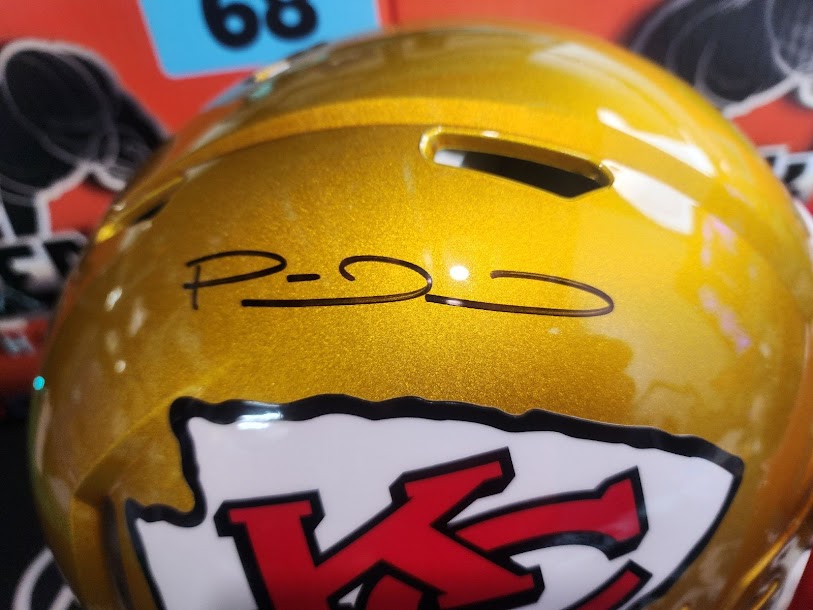 Patrick Mahomes Flash Authentic Autographed Fanatics COA Full Size Helmet Chiefs