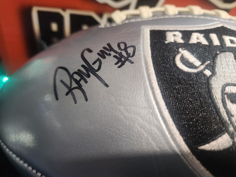 Ray Guy Autographed HOF Inscription JSA COA Raiders Football