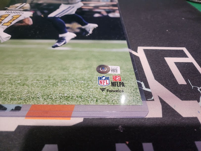 Trevon Diggs Auto 16x20 Photo Dallas Cowboys Beckett COA