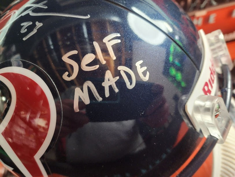Arian Foster Auto Texans Full Size Helmet with "Self Made" Inscription Tristar COA