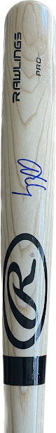 Luis Robert Autographed Baseball Bat Beckett COA White Sox