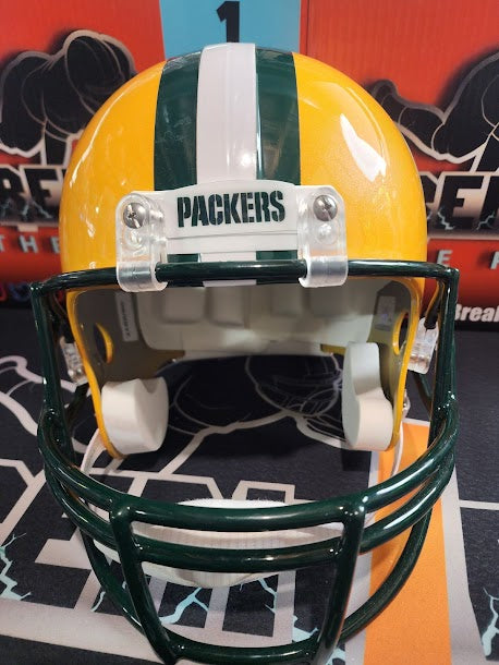 Aaron Rodgers Fanatics COA Autographed Full Size Helmet Green Bay Packers