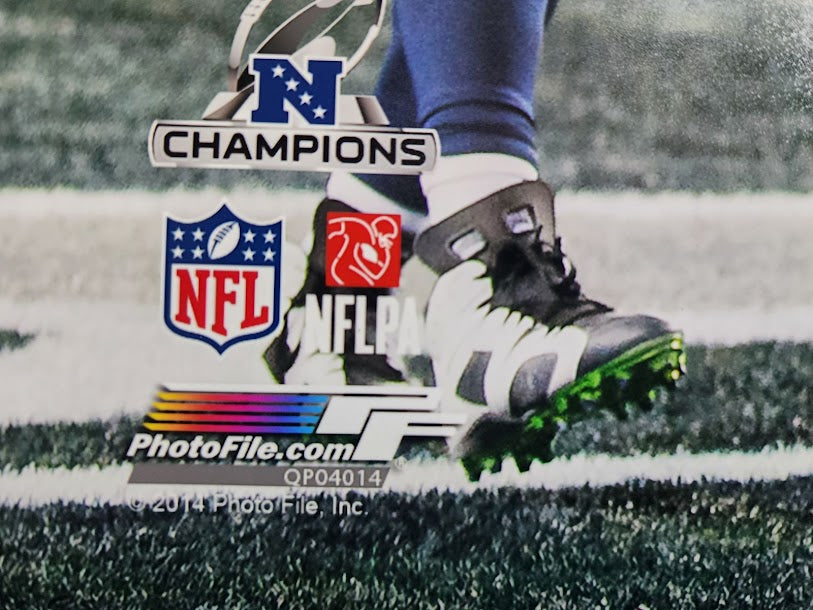 Richard Sherman Auto 16x20 Photo Seahawks Sherman Holo COA NFC Championship