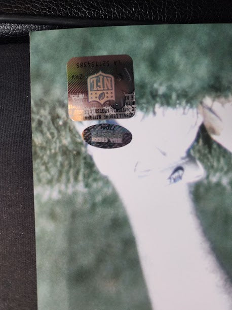 Jim Zorn Auto 16x20 Photo Seattle Seahawks Mill Creek COA Biblical Inscription