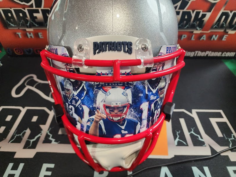Tom Brady AUTHENTIC Last Super Bowl Patriots Autographed Full Size Fanatics COA
