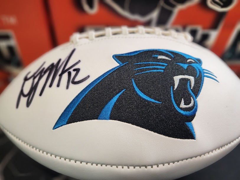 DJ Moore Autographed Panthers Football Fanatics COA White Panel