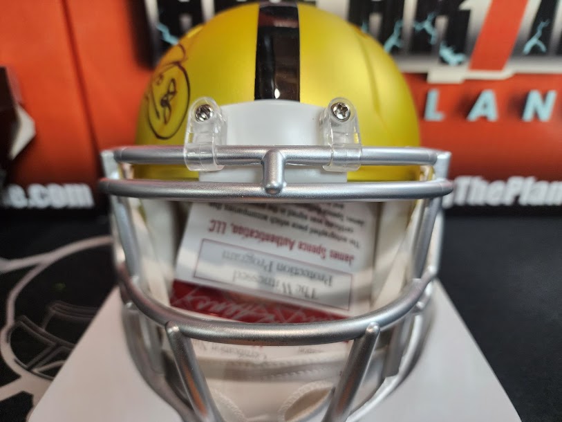 Hines Ward Blaze Autographed JSA COA Steelers Mini Helmet