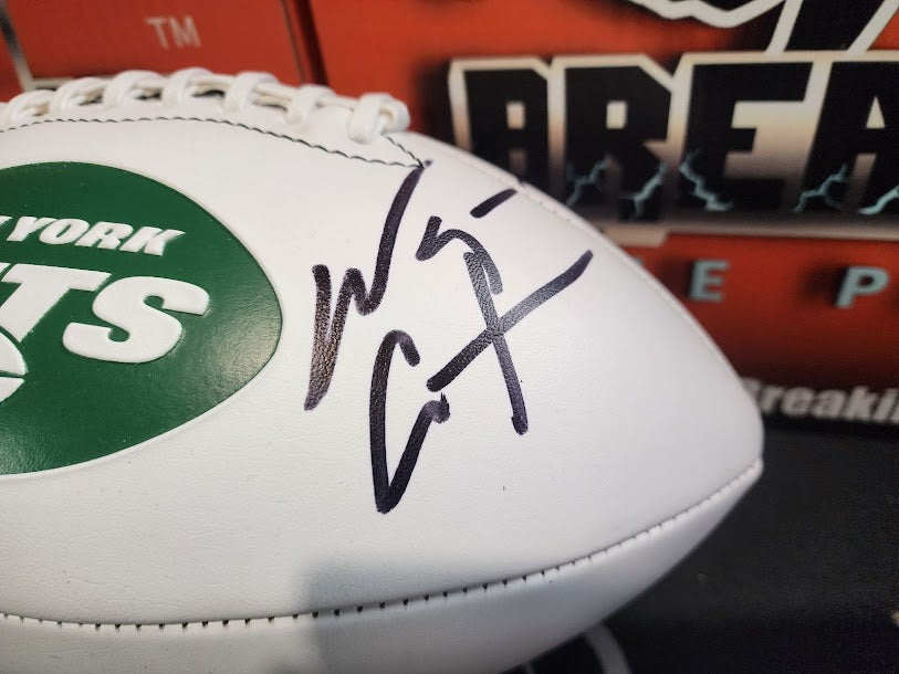 Vinny Testaverde / Wayne Cherbet Dual Autographed JSA COA Jets Football