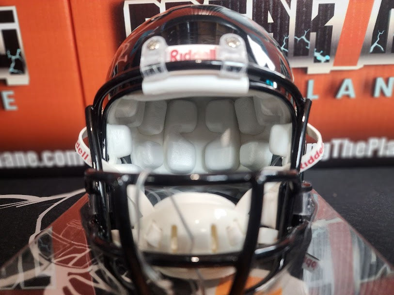 RARE /2002 REVOLUTION Andre Rison Autographed JSA COA Mini Helmet w/ Riddell RC