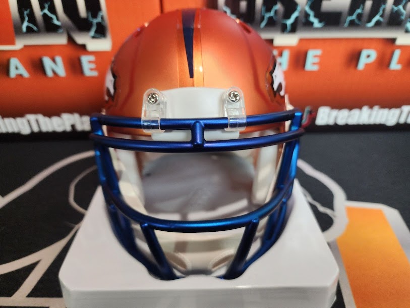Demarius Thomas Blaze Autographed Beckett COA Broncos Mini Helmet
