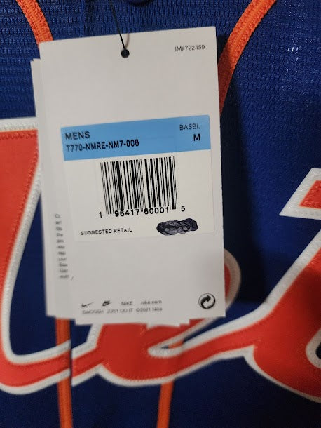 Max Scherzer Nike Licensed NY Mets Jersey Size Medium Unsigned