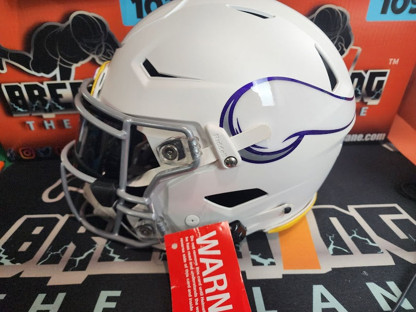 Adrian Peterson Autographed Winter Warrior Speed Flex Full Size Vikings Beckett COA