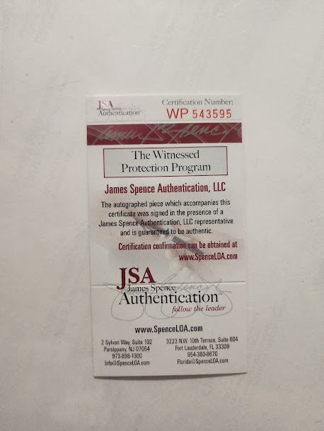 Franco Harris 16x20 Auto Photo Steelers JSA COA (small smudge see pics)