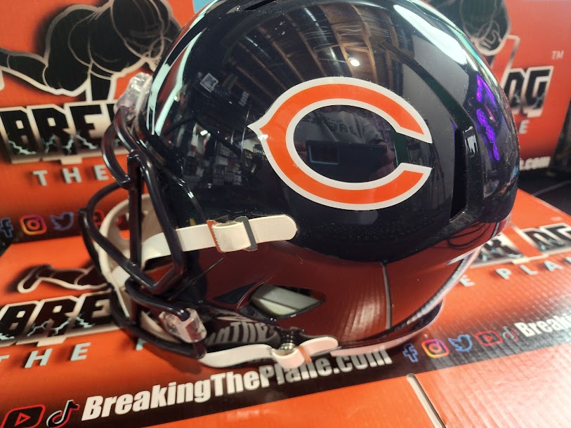 Anthony Thomas Auto Full Size Helmet Bears Inscriptions Schwartz COA