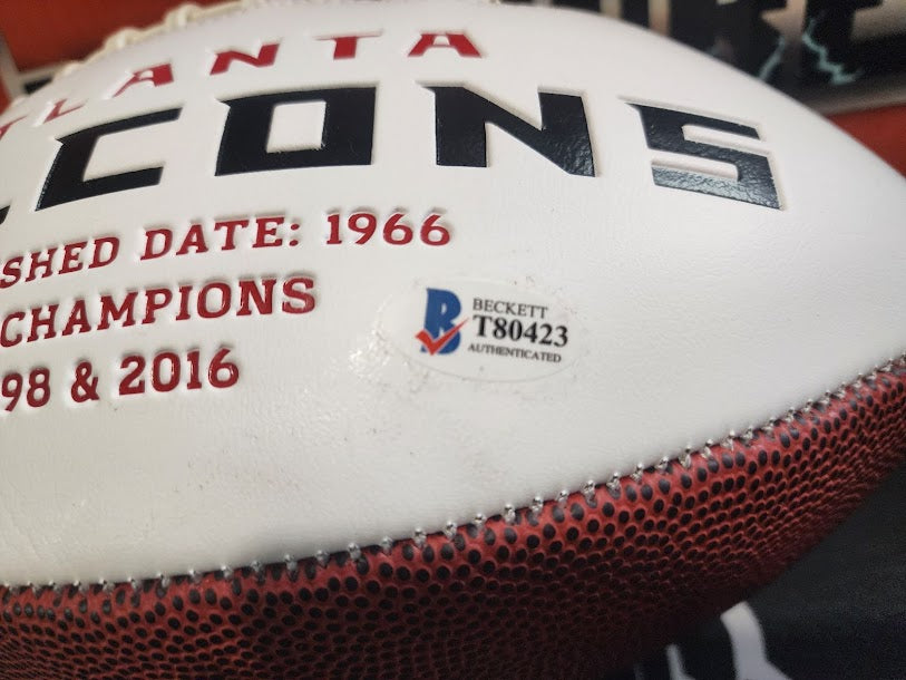 Calvin Ridley Autographed BECKETT COA Falcons Football