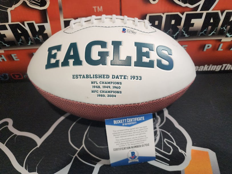 Irving Fryar Autographed Inscription BECKETT COA Eagles Football