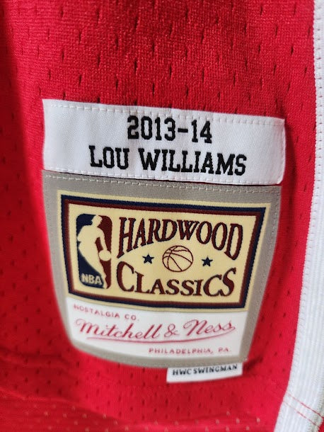 Lou Williams Atlanta Hawks Mitchell and Ness Hardwood Classics Jersey Size M Unsigned