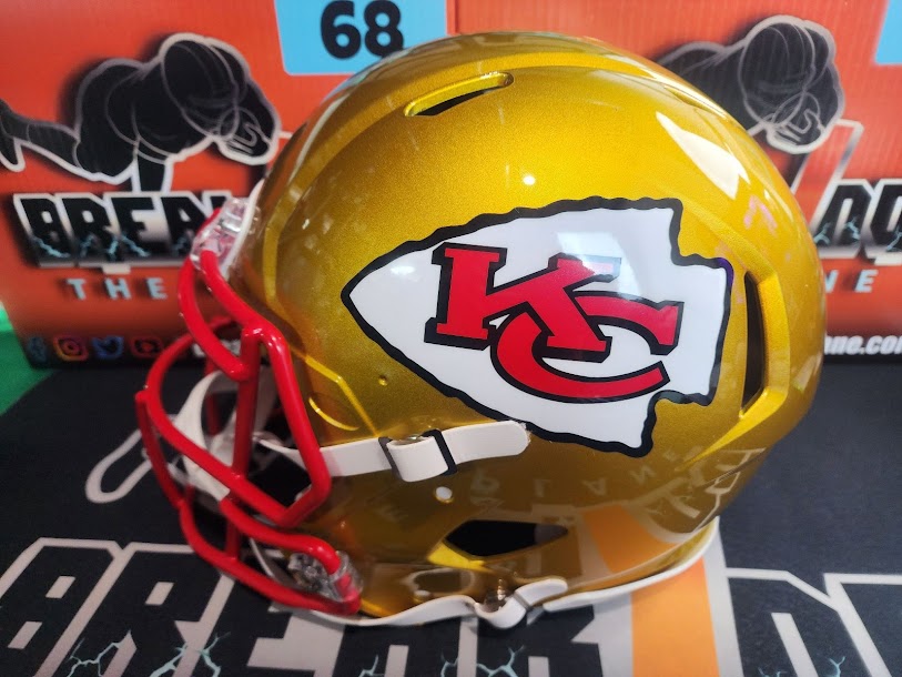 Patrick Mahomes Flash Authentic Autographed Fanatics COA Full Size Helmet Chiefs