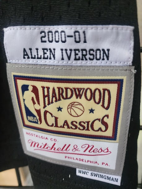 Allen Iverson 76ers Mitchell and Ness Hardwood Classics Jersey XLT Unsigned