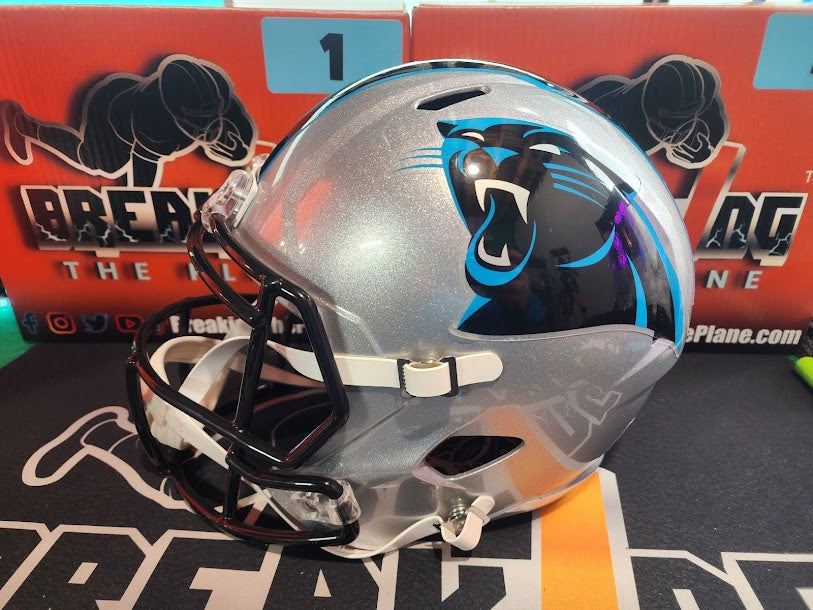Julius Peppers Auto Panthers Full Size Helmet Schwartz COA