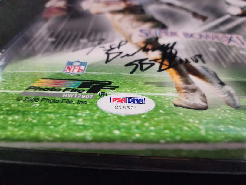 Super Bowl MVPs Raiders Triple Auto 16x20 Photo Marcus Allen Plunkett Biletnikoff