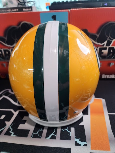Aaron Rodgers Fanatics COA Autographed Full Size Helmet Green Bay Packers