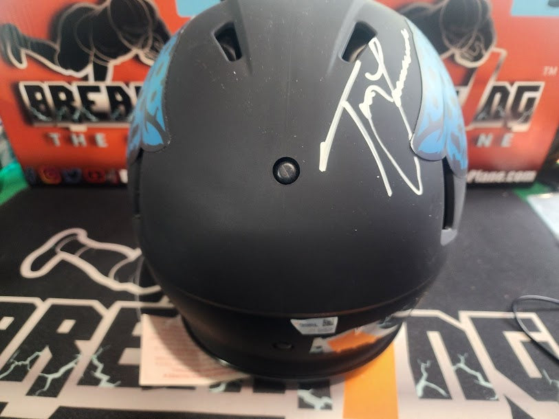 Trevor Lawrence AUTHENTIC Eclipse Full Size Helmet Fanatics COA