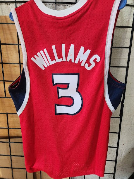 Lou Williams Atlanta Hawks Mitchell and Ness Hardwood Classics Jersey Size M Unsigned