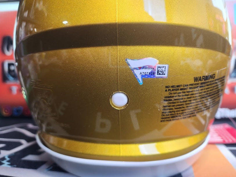 Patrick Mahomes Flash Authentic Autographed Fanatics COA Full Size Helmet Chiefs