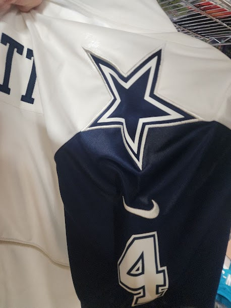 Dak Prescott On Field Nike Licensed Dallas Cowboys Jersey Size XL Unsigned