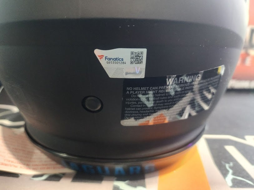 Trevor Lawrence AUTHENTIC Eclipse Full Size Helmet Fanatics COA