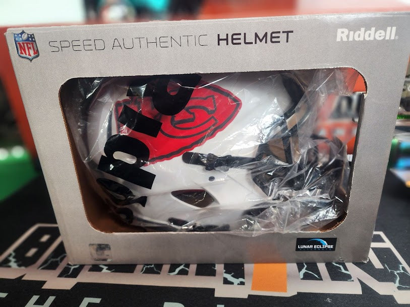 Patrick Mahomes Lunar Authentic Autographed Fanatics COA Full Size Helmet Chiefs