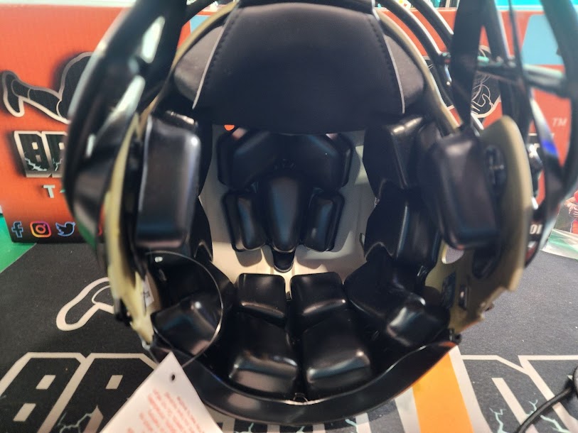 Tom Brady Auto AUTHENTIC Patriots Full Size Helmet STS Fanatics COA Salute to Service