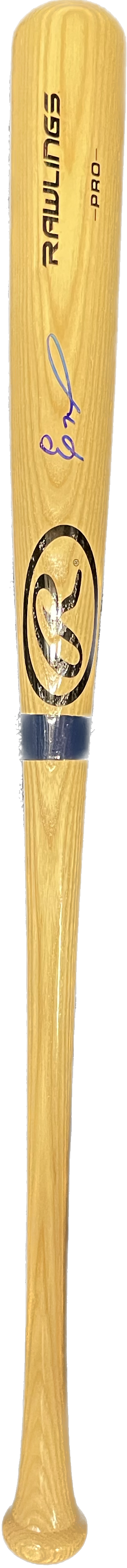 Eloy Jiménez White Sox Autographed Wooden Rawlings Baseball Bat with JSA COA