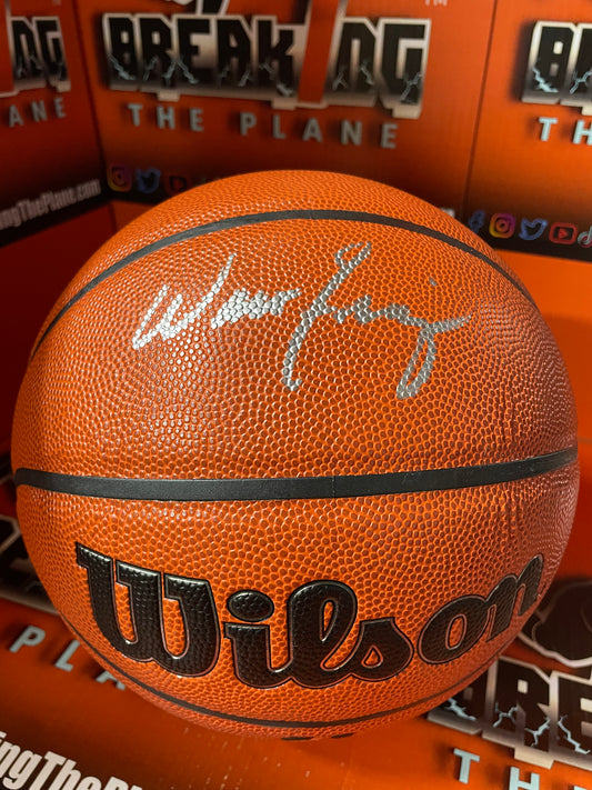 Walt Frazier Autographed Wilson Basketball with Tristar COA