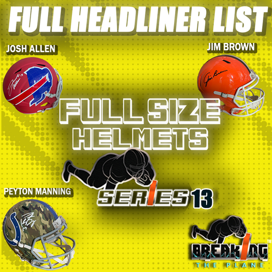 BTP FULL SIZE HELMET SERIES 13 HEADLINERS (FOR REFERENCE ONLY)