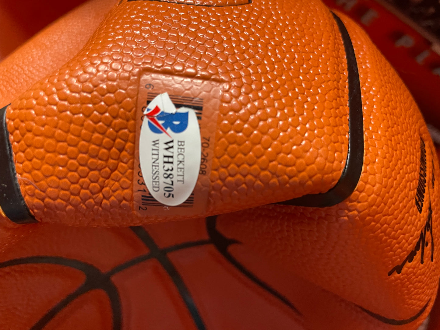 Giannis Antetokounmpo Autographed Spalding Basketball with Beckett COA