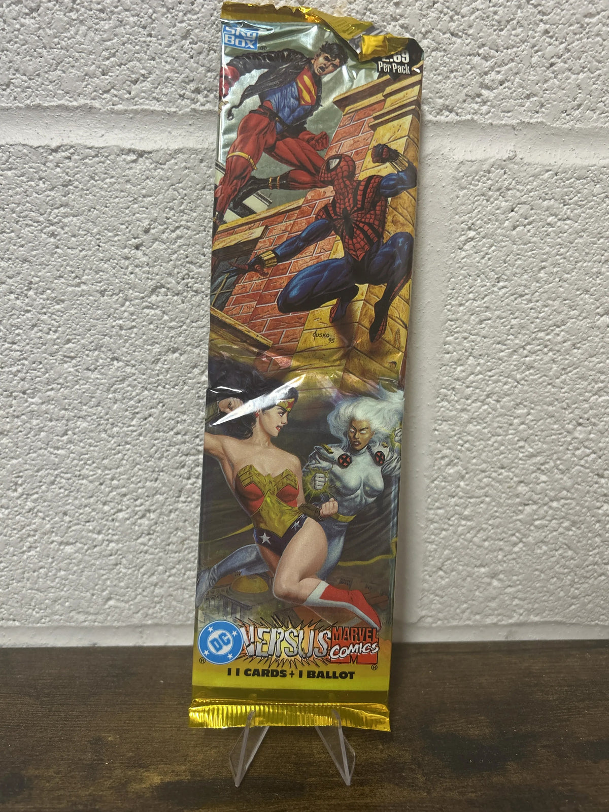 ULTRA RARE 1995 Skybox DC Versus Marvel JUMBO Hobby Rack Pack