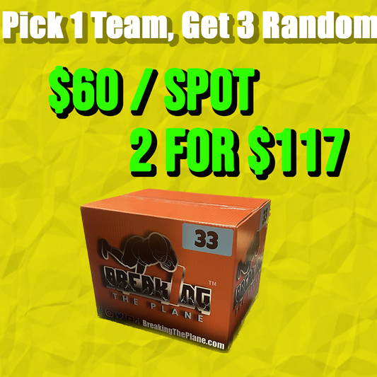 BTP FULL SIZE FOOTBALL HELMET SERIES 13! | PICK 1 TEAM GET 3 TEAMS RANDOM | $60/Spot or 2 for $117 *BREAK#DYL618*