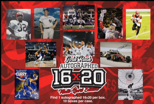 Gold Rush 2024 Multisport 16x20 Photo | Personal Break! (We can break or ship sealed) *BREAK#PET291* (Copy) (Copy)