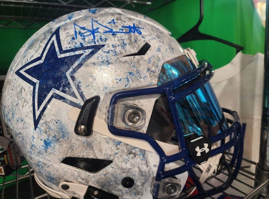 Dak Prescott Painted Speedflex Autographed Cowboys Full Size Beckett COA