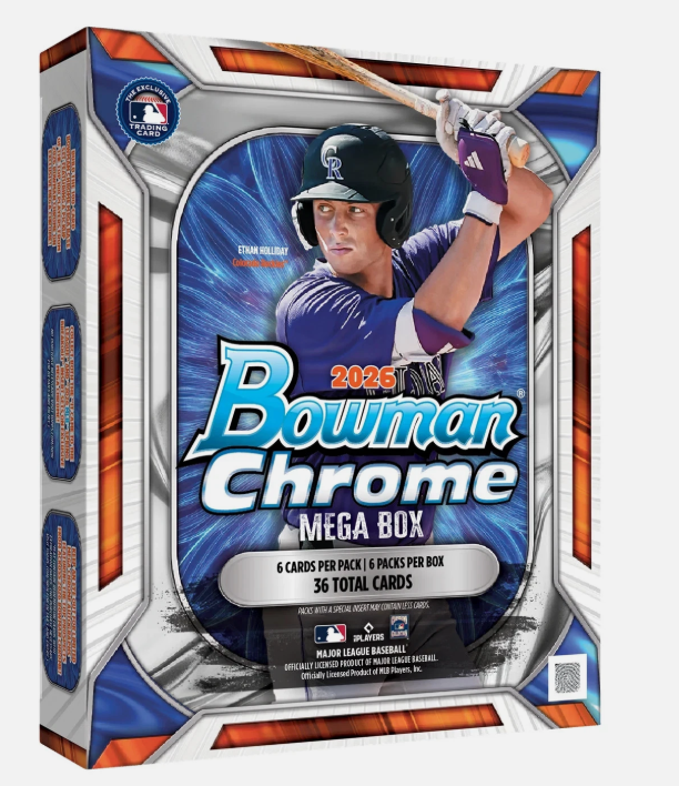 2026 Bowman CHROME Baseball Mega Box