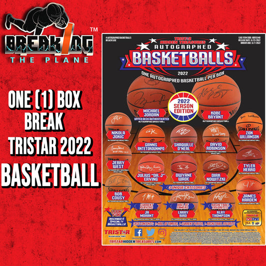 Tristar 2022 Basketball ONE (1) Box Break! (Breaking This Saturday 4/27/24 at 8:45 p.m. EST.)