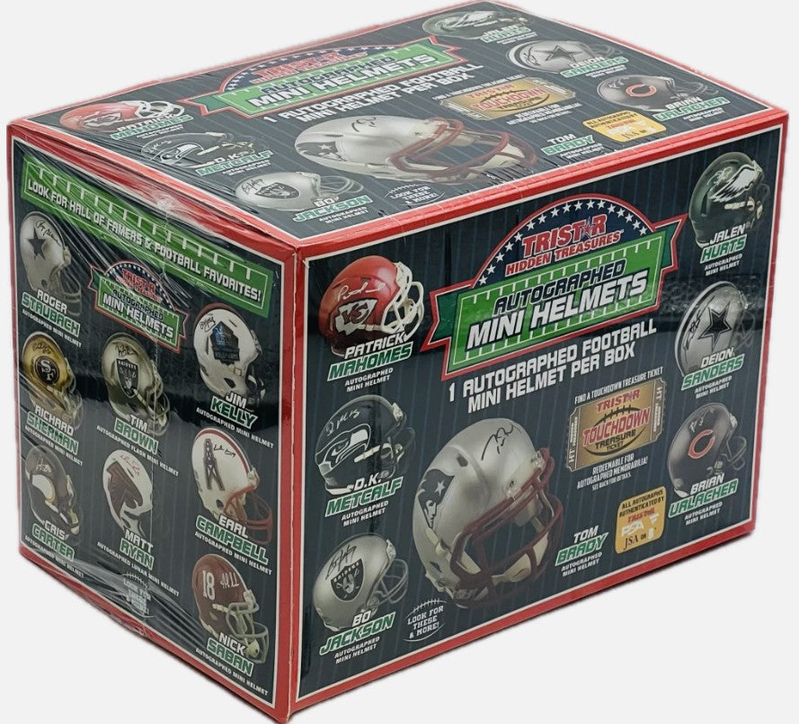 Tristar FOOTBALL Mini Helmet | PICK 1 TEAM GET 1 RANDOM TEAM FOR FREE | (Breaks TUE 4/29 by 9:00 PM EST. or when full)
