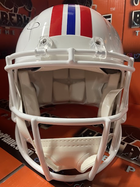 Tom Brady AUTHENTIC New England Patriots throwback helmet Fanatics COA