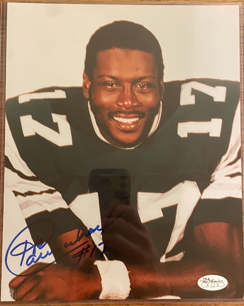 "Harold Carmichael Autographed 8x10 Photo - JSA COA Certified Philadelphia Eagles Memorabilia"