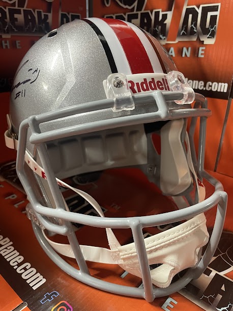 Jaxson Smith-Njigba Autographed Full Size Helmet Ohio State Buckeyes College Seahawks Beckett COA