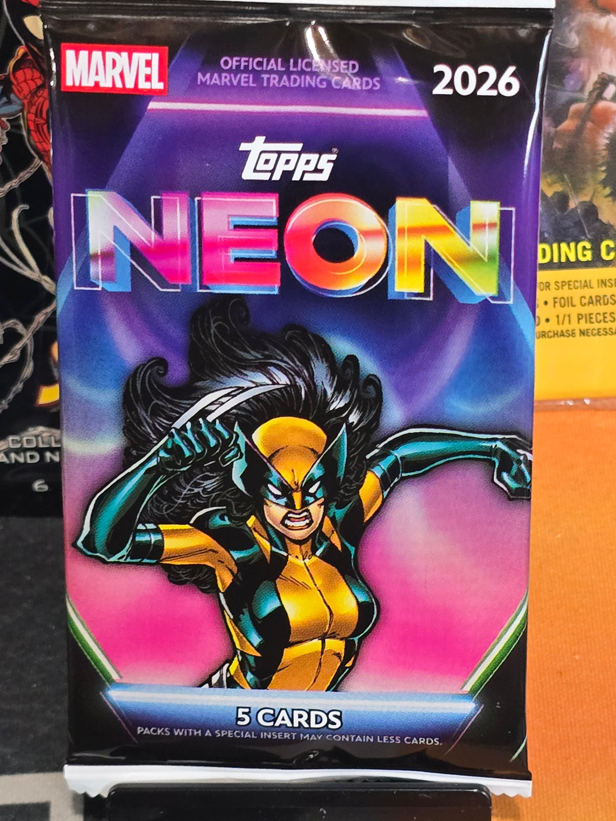 ONE PACK! Marvel Neon MEGA Box PACK